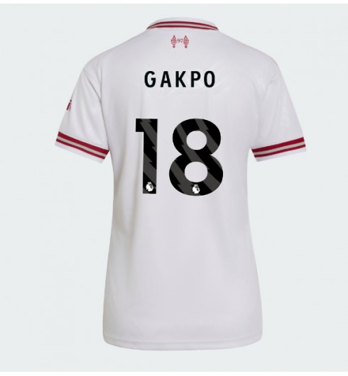 Liverpool Cody Gakpo #18 Vieraspaita Naisten 2026-27 Lyhythihainen Liverpool Cody Gakpo #18 Vieraspaita Naisten 2026-27 Lyhythihainen
